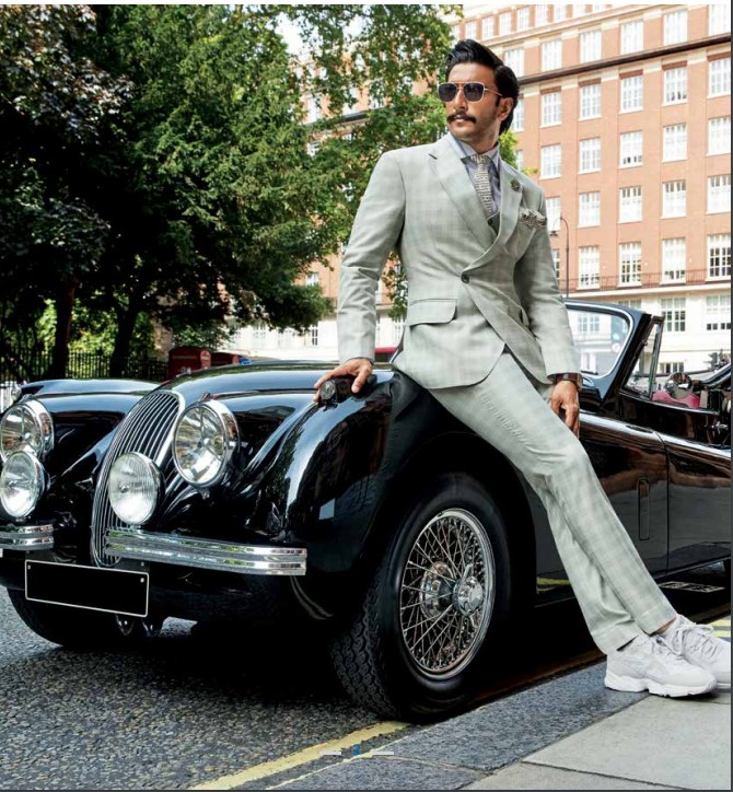 Ranveer Singh as Siyaram Silk model